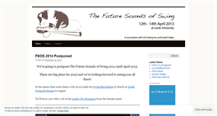 Desktop Screenshot of futuresoundsofswing.wordpress.com