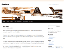 Tablet Screenshot of hamfarm.wordpress.com