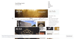 Desktop Screenshot of foodblogssuck.wordpress.com