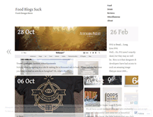 Tablet Screenshot of foodblogssuck.wordpress.com