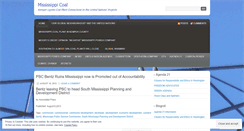 Desktop Screenshot of mississippicoal.wordpress.com