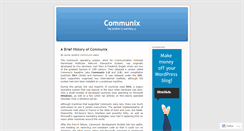 Desktop Screenshot of communix.wordpress.com