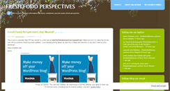 Desktop Screenshot of freshfoodperspectives.wordpress.com