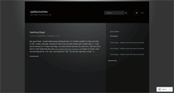 Desktop Screenshot of cpdiscoveries.wordpress.com
