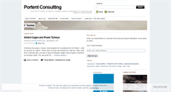 Desktop Screenshot of portentconsulting.wordpress.com