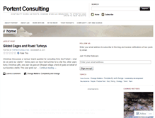 Tablet Screenshot of portentconsulting.wordpress.com