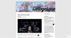 Desktop Screenshot of cblogesque.wordpress.com
