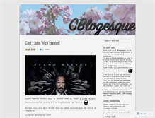 Tablet Screenshot of cblogesque.wordpress.com