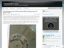 Tablet Screenshot of cinematicallycorrect.wordpress.com