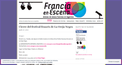 Desktop Screenshot of franciaenescena.wordpress.com