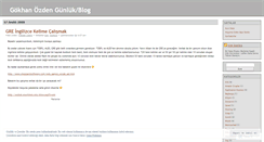 Desktop Screenshot of gokhanozden.wordpress.com