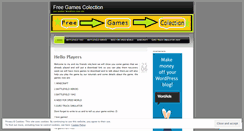 Desktop Screenshot of freegamescolection.wordpress.com