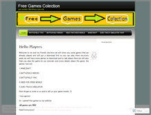 Tablet Screenshot of freegamescolection.wordpress.com