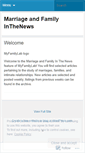 Mobile Screenshot of familyinthenews.wordpress.com