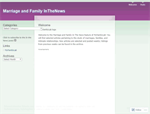 Tablet Screenshot of familyinthenews.wordpress.com