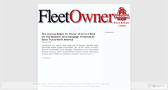 Desktop Screenshot of fleetowner.wordpress.com