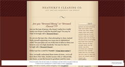 Desktop Screenshot of neatniks.wordpress.com