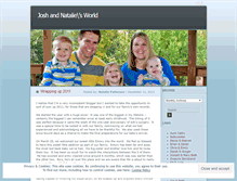 Tablet Screenshot of joshandnatalie.wordpress.com