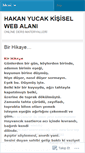 Mobile Screenshot of hakanyucak.wordpress.com