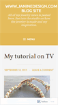 Mobile Screenshot of janinedesign.wordpress.com