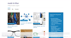 Desktop Screenshot of madeinblue.wordpress.com