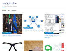 Tablet Screenshot of madeinblue.wordpress.com
