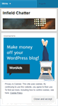 Mobile Screenshot of infieldchatter.wordpress.com