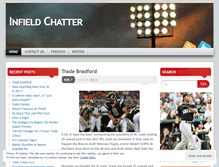 Tablet Screenshot of infieldchatter.wordpress.com