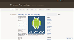 Desktop Screenshot of androidappsdonwloadx.wordpress.com