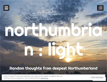 Tablet Screenshot of northumbrianlight.wordpress.com