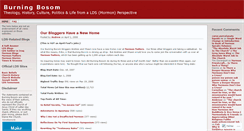 Desktop Screenshot of burningbosom.wordpress.com