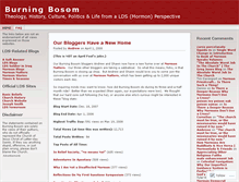 Tablet Screenshot of burningbosom.wordpress.com