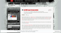 Desktop Screenshot of largeformatprintersusa.wordpress.com
