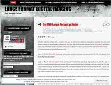 Tablet Screenshot of largeformatprintersusa.wordpress.com