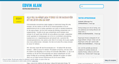 Desktop Screenshot of edvinalam.wordpress.com