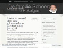 Tablet Screenshot of edmondschoon.wordpress.com