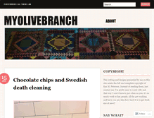 Tablet Screenshot of myolivebranch.wordpress.com