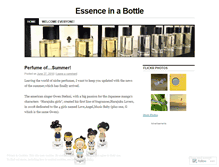 Tablet Screenshot of peaceloveperfumes.wordpress.com