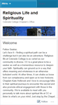 Mobile Screenshot of ccreligiouslife.wordpress.com