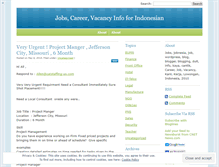 Tablet Screenshot of jobnesia.wordpress.com