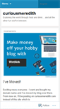 Mobile Screenshot of curiousmeredith.wordpress.com
