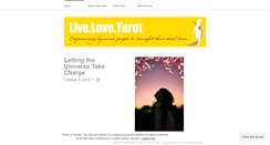 Desktop Screenshot of livelovetarot.wordpress.com