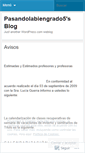 Mobile Screenshot of pasandolabiengrado5.wordpress.com