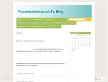 Tablet Screenshot of pasandolabiengrado5.wordpress.com