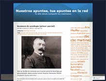 Tablet Screenshot of nuestrosapuntes.wordpress.com