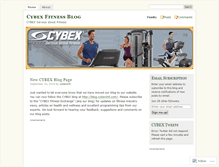 Tablet Screenshot of cybexintl.wordpress.com
