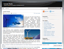 Tablet Screenshot of leventnarin.wordpress.com