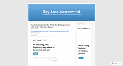 Desktop Screenshot of bayareamastermind.wordpress.com