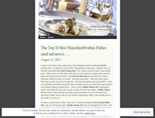 Tablet Screenshot of munchin4nothin.wordpress.com