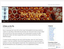 Tablet Screenshot of beewhisper.wordpress.com